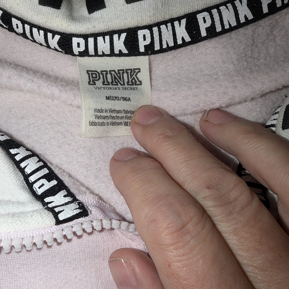 VS PINK 1/4 ZIP MED - Picture 3 of 4